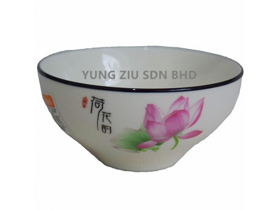 4.5^CERAMICS JAPANESE BOWL(LOTUS)(1P)CNY(10542)